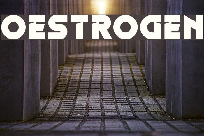 Oestrogen Font examples