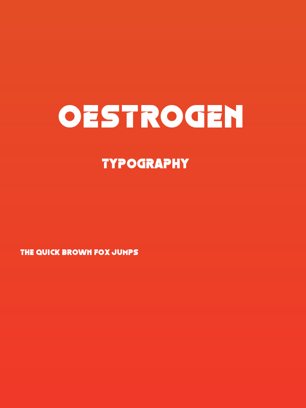 Oestrogen Poster