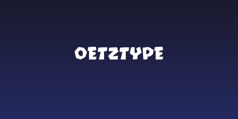 Oetztype Social Header
