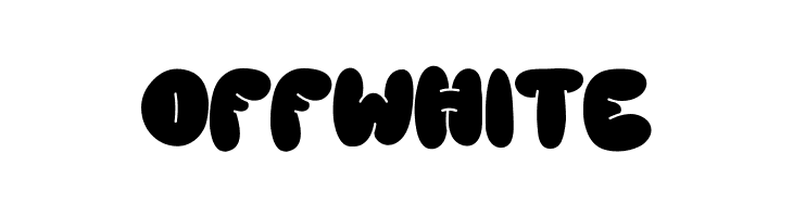OFFWHITE  नि: शुल्क फ़ॉन्ट्स डाउनलोड