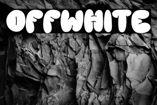 OFFWHITE Font examples