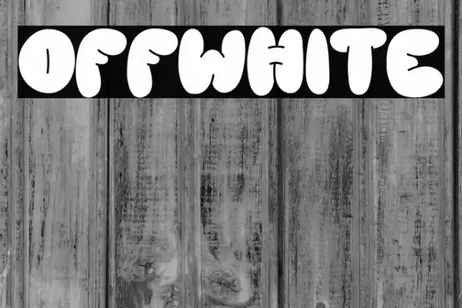 OFFWHITE Font examples