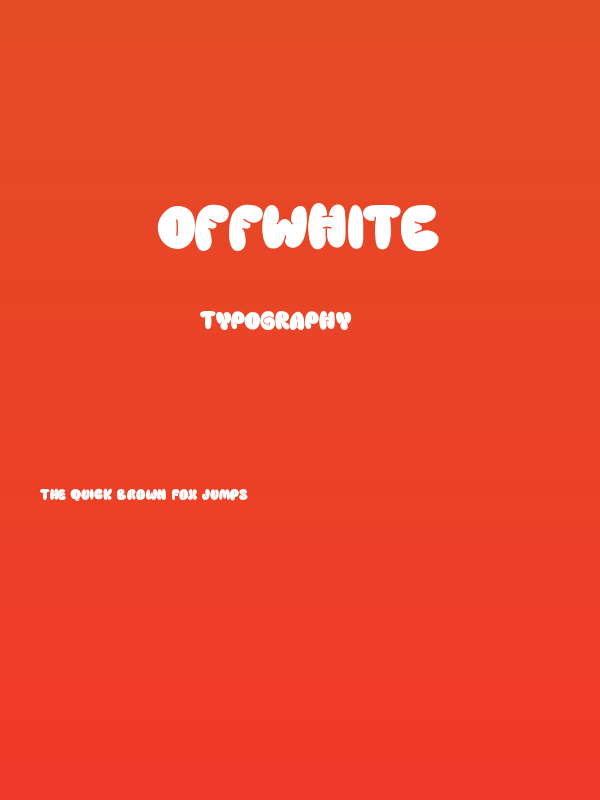 OFFWHITE Poster