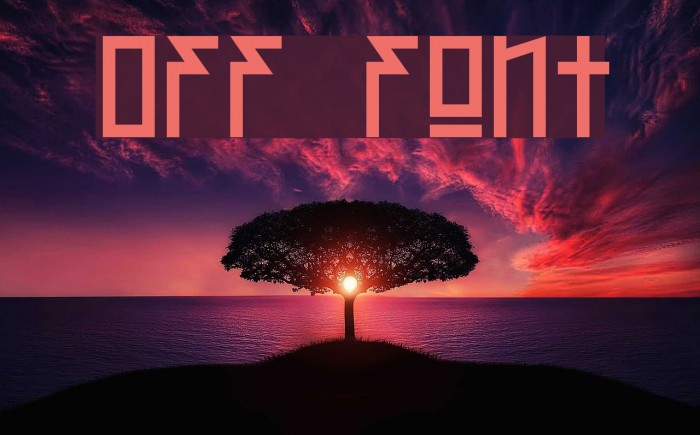 OFF Font examples