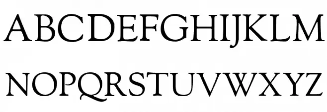 OFL Sorts Mill Goudy 字体 大写