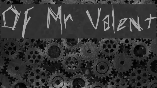 Of Mr Valent Font examples