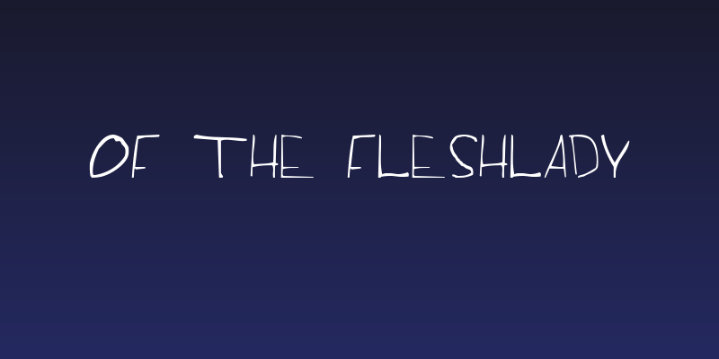 Of the Fleshlady Social Header