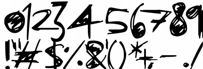 OfF-KiLtEr Font OTHER CHARS