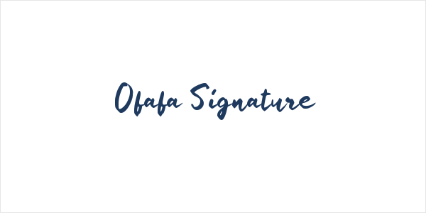 Ofafa Signature Logo