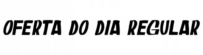 Oferta do Dia Regular  Frei Schriftart Herunterladen