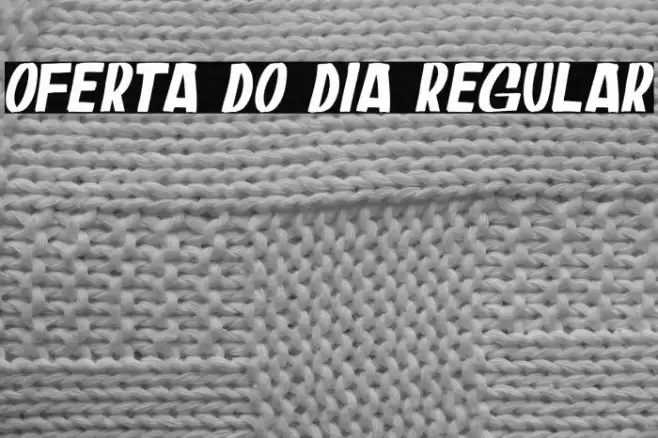 Oferta do Dia Regular Font examples