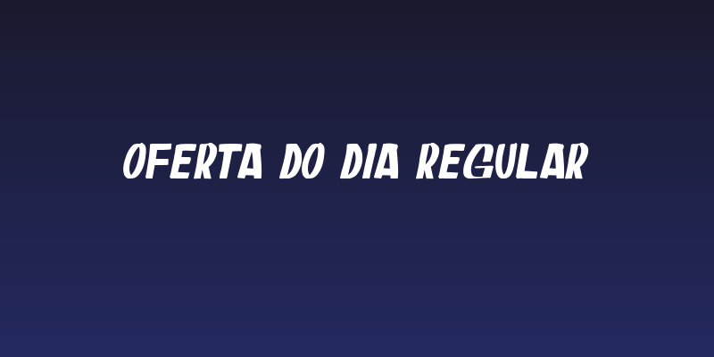 Oferta do Dia Regular Social Header