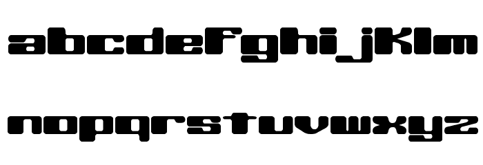 Off Kilter L BRK Font LOWERCASE