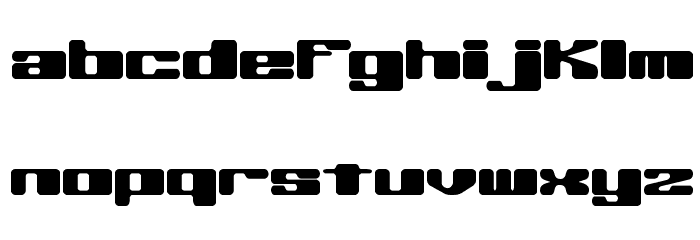 Off Kilter R BRK Font LOWERCASE