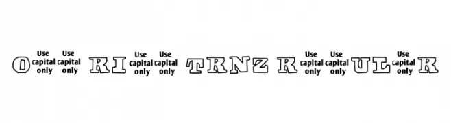 Off Ride Trnz Regular  baixar fontes gratis