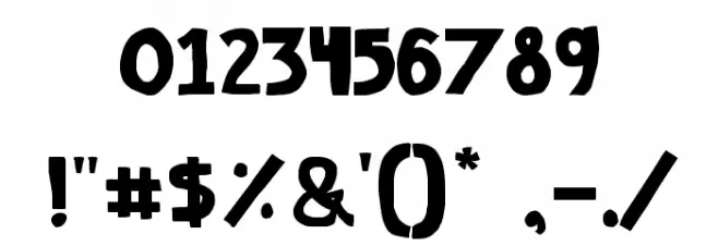 Off The Drugs Font OTHER CHARS