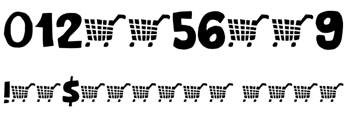 Off Yer Trolley DEMO Regular Font OTHER CHARS