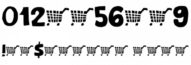 Off Yer Trolley DEMO Regular Font OTHER CHARS