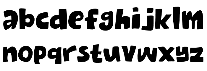 Off Yer Trolley DEMO Regular Font LOWERCASE