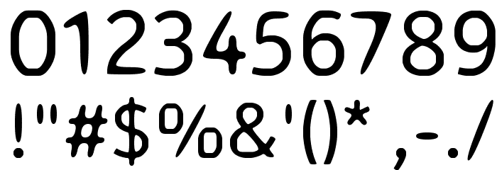 Off-curve Font OTHER CHARS