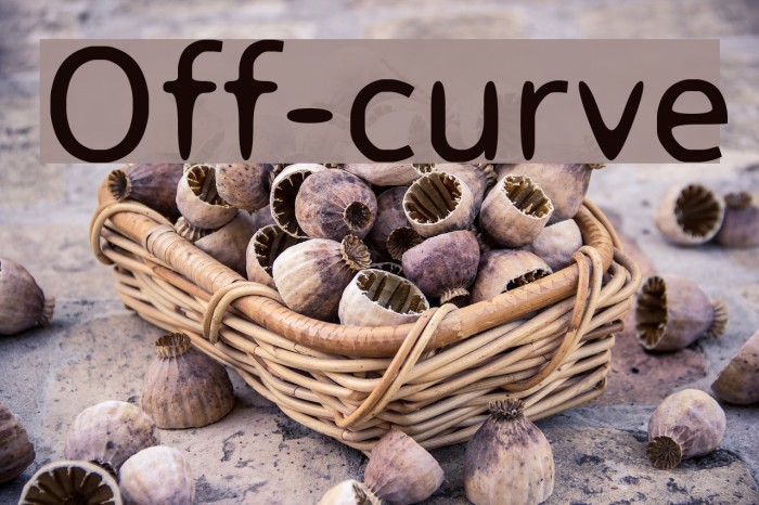 Off-curve Font examples