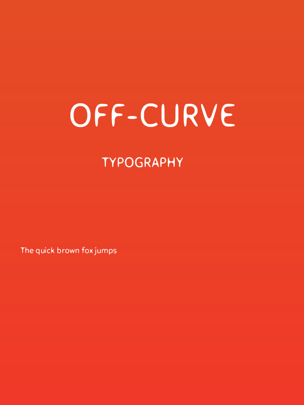 Off-curve Poster