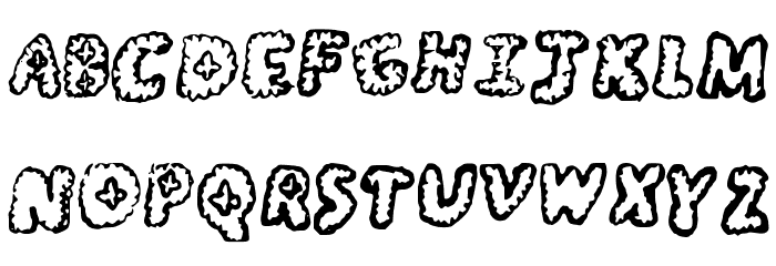 Off-the_top Font LOWERCASE