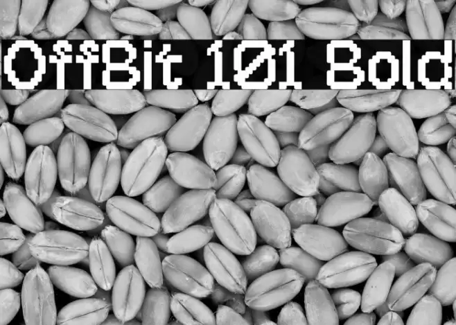 OffBit 101 Bold फ़ॉन्ट examples