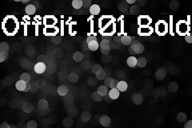OffBit 101 Bold फ़ॉन्ट examples