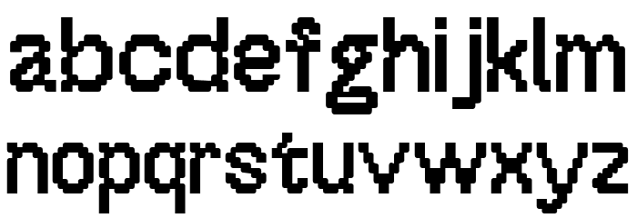 OffBit 101 Bold Fonte MINÚSCULAS