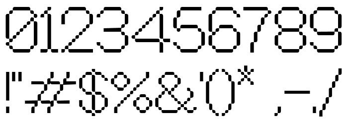 OffBit 101 Font OTHER CHARS