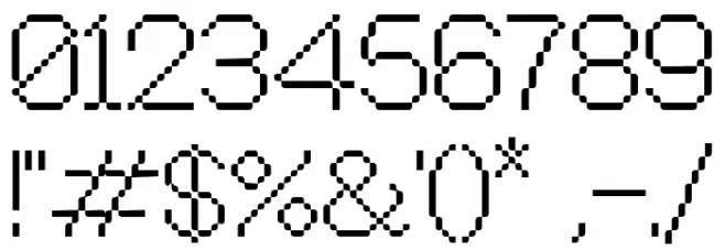 OffBit 101 Polices AUTRES CHARS