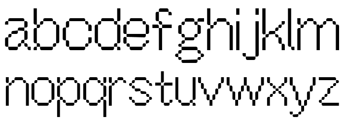 OffBit 101 Font LOWERCASE