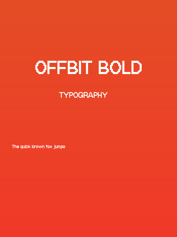OffBit Bold Poster