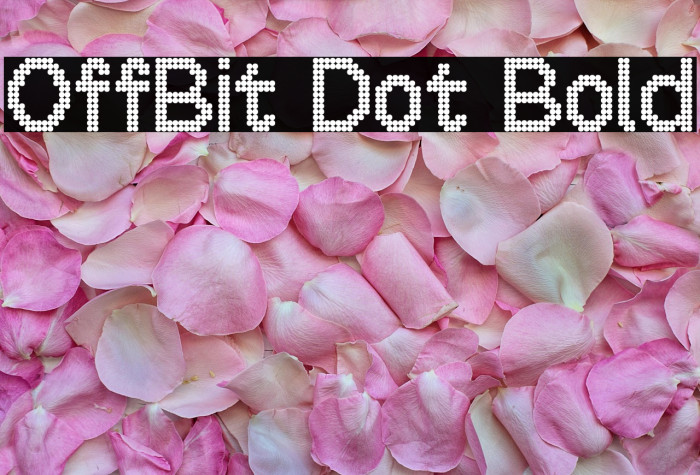 OffBit Dot Bold Example 3