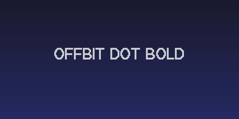 OffBit Dot Bold Social Header