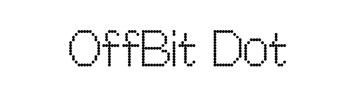 OffBit Dot  免费字体下载