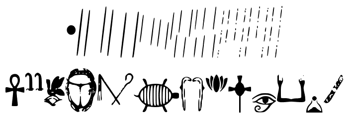 Off_Ancient_Egyptian Font OTHER CHARS