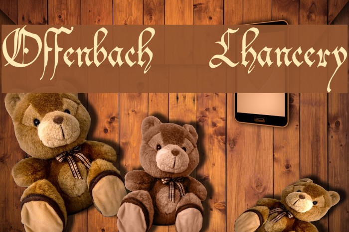 Offenbach Chancery Font examples