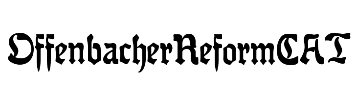 OffenbacherReformCAT  नि: शुल्क फ़ॉन्ट्स डाउनलोड
