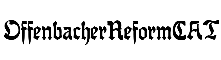 OffenbacherReformCAT  नि: शुल्क फ़ॉन्ट्स डाउनलोड