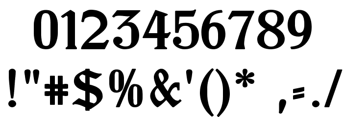 OffenbacherSchwabacherCAT Font OTHER CHARS
