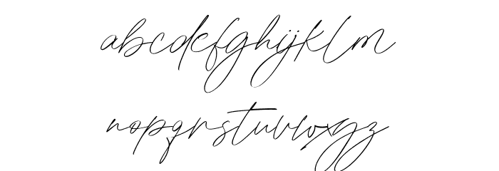 Offenders Club Free Regular Font LOWERCASE