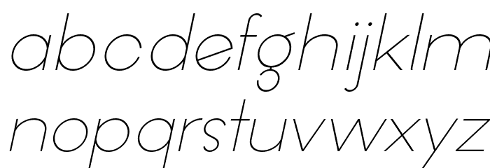 Offerings Italic Font LOWERCASE
