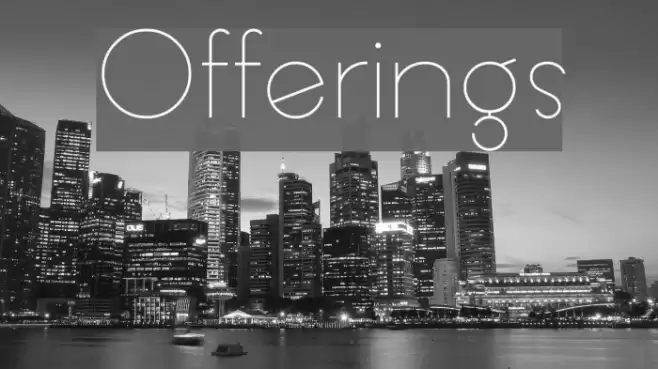 Offerings خط examples