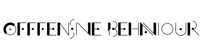Offfensive Behaviour  Скачать бесплатные шрифты