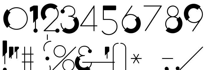 Offfensive Behaviour Font OTHER CHARS