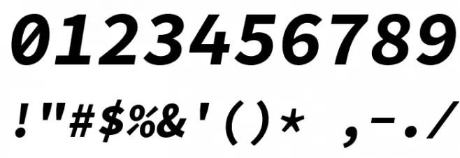 Office Code Pro Bold Italic फ़ॉन्ट अन्य घर का काम