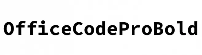 Office Code Pro Bold  フリーフォントのダウンロード