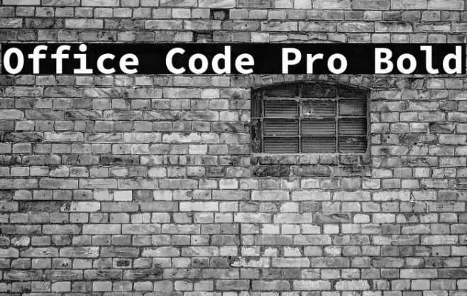 Office Code Pro Bold Font examples